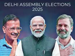 Delhi Election 2025 : Kejriwal vs Modi – AAP, BJP Lock Horns in High-Stakes Battle