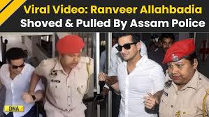 Assam Police Viral Video: Ranveer Allahbadia Manhandled Sparks Outrage