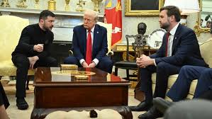 From Handshakes to Hostility: Trump, Zelensky & Vance’s Explosive Clash Over Ukraine War at White House