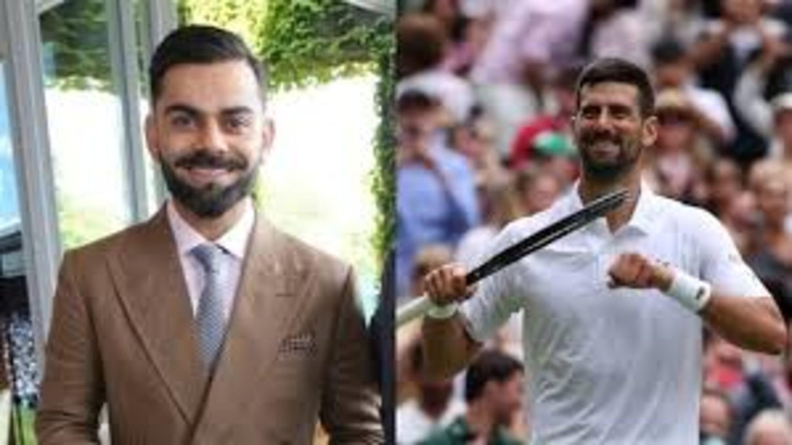 Virat Kohli and Anushka Sharma support Novak Djokovic at Wimbledon Cheer-up Moments YouTube Out-Takes!